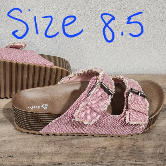 Very G Shoes - Very G Pink Buckle Sandals
